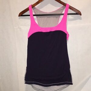 Lululemon Athletica Colorblock Tank Top